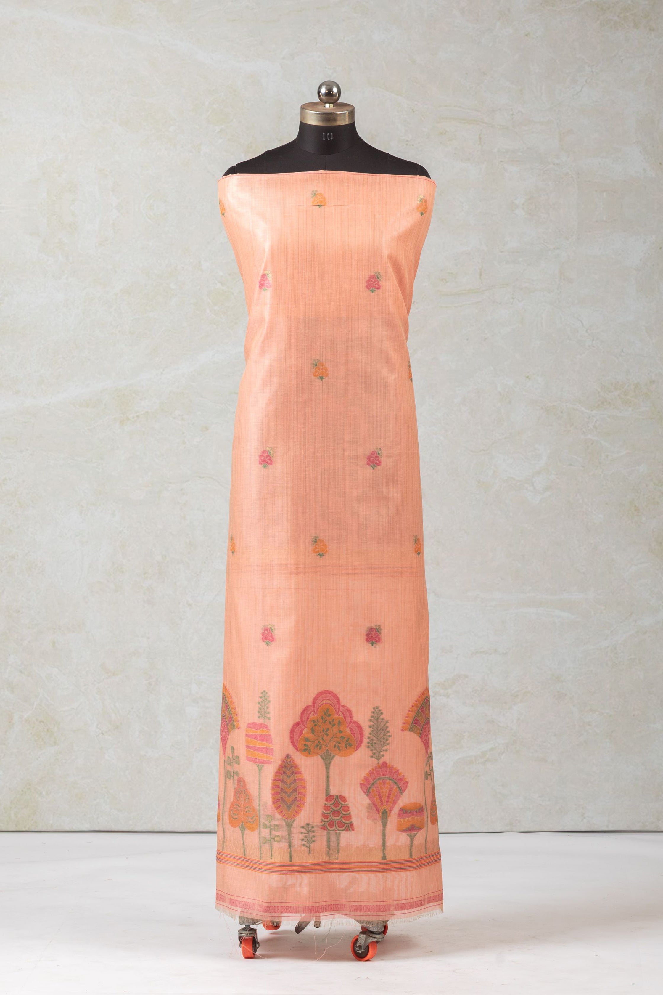 Coral Curve – Cotton Suit Piece