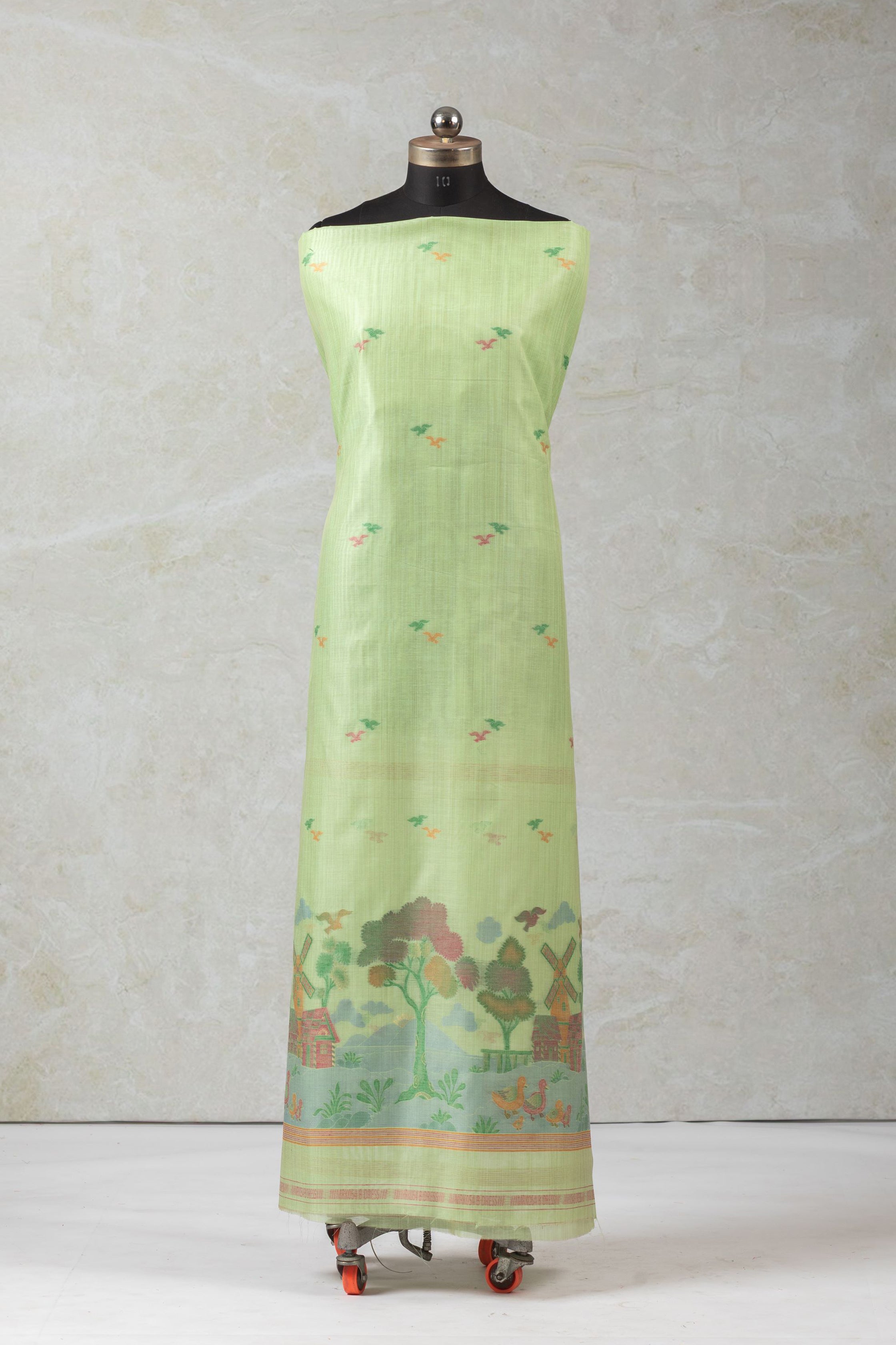 Ocean Glint – Cotton Suit Piece