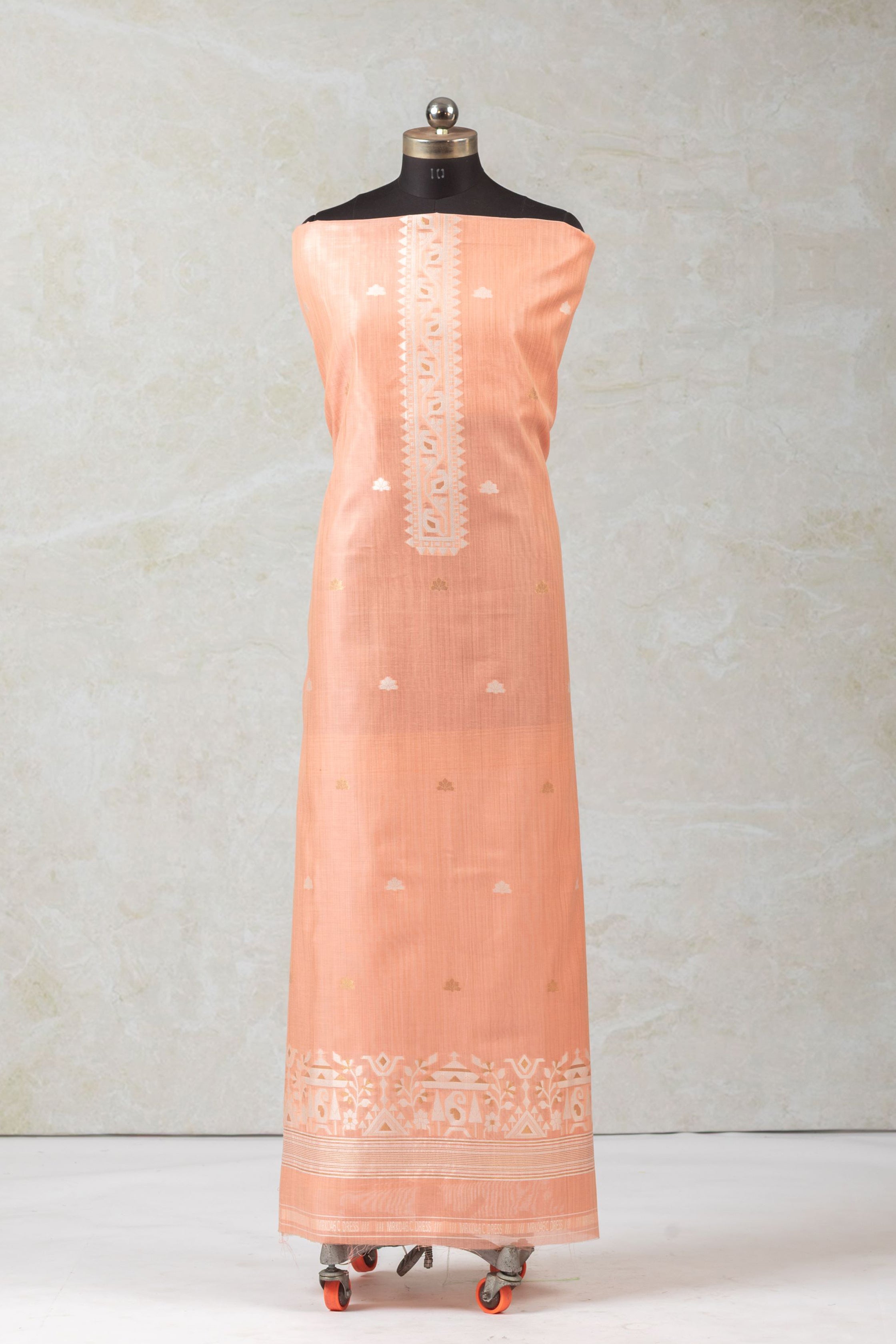 Tribal Peach – Cotton Suit Piece