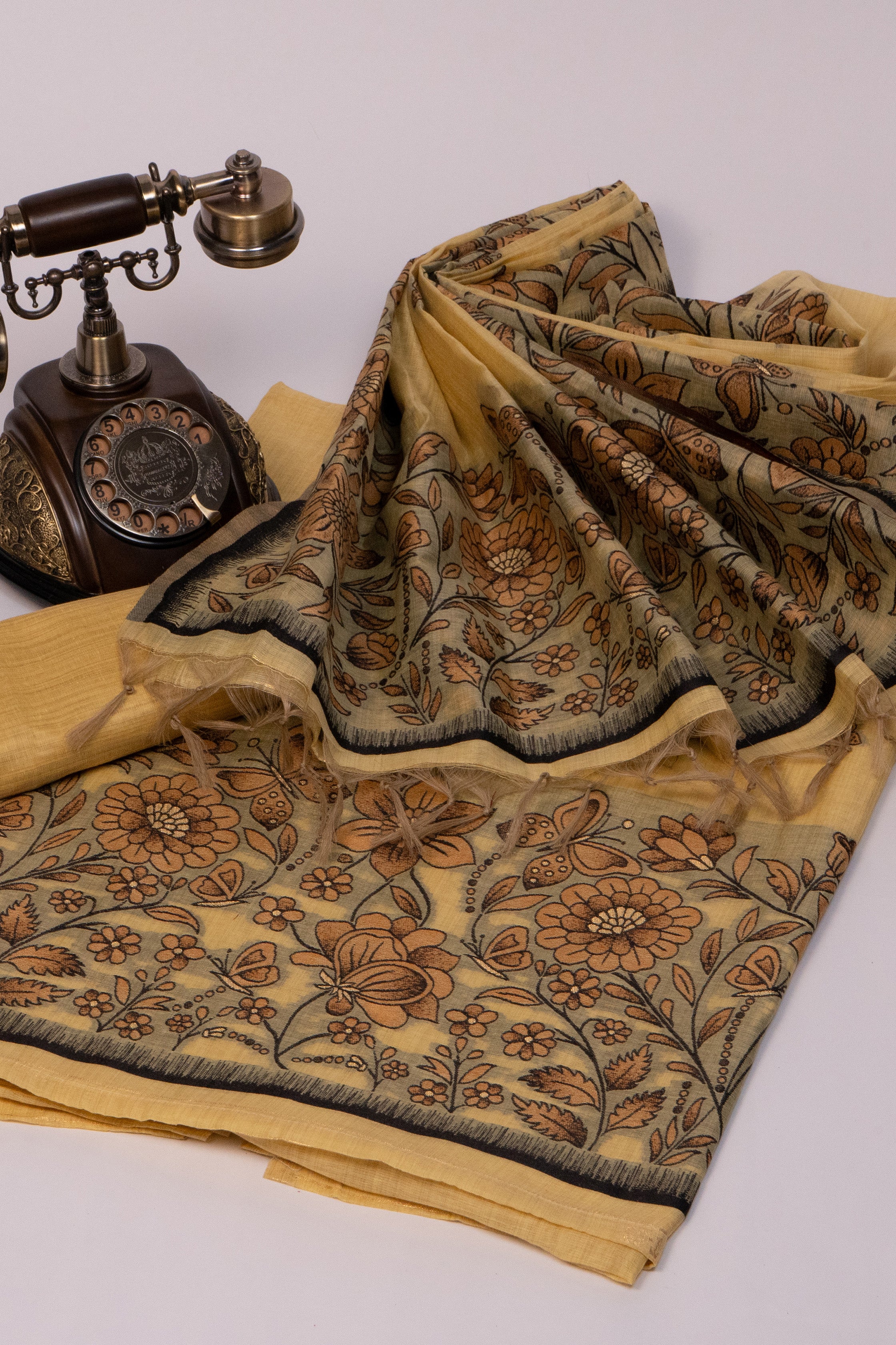 Ochre Manuscript -- Cotton Suit Piece