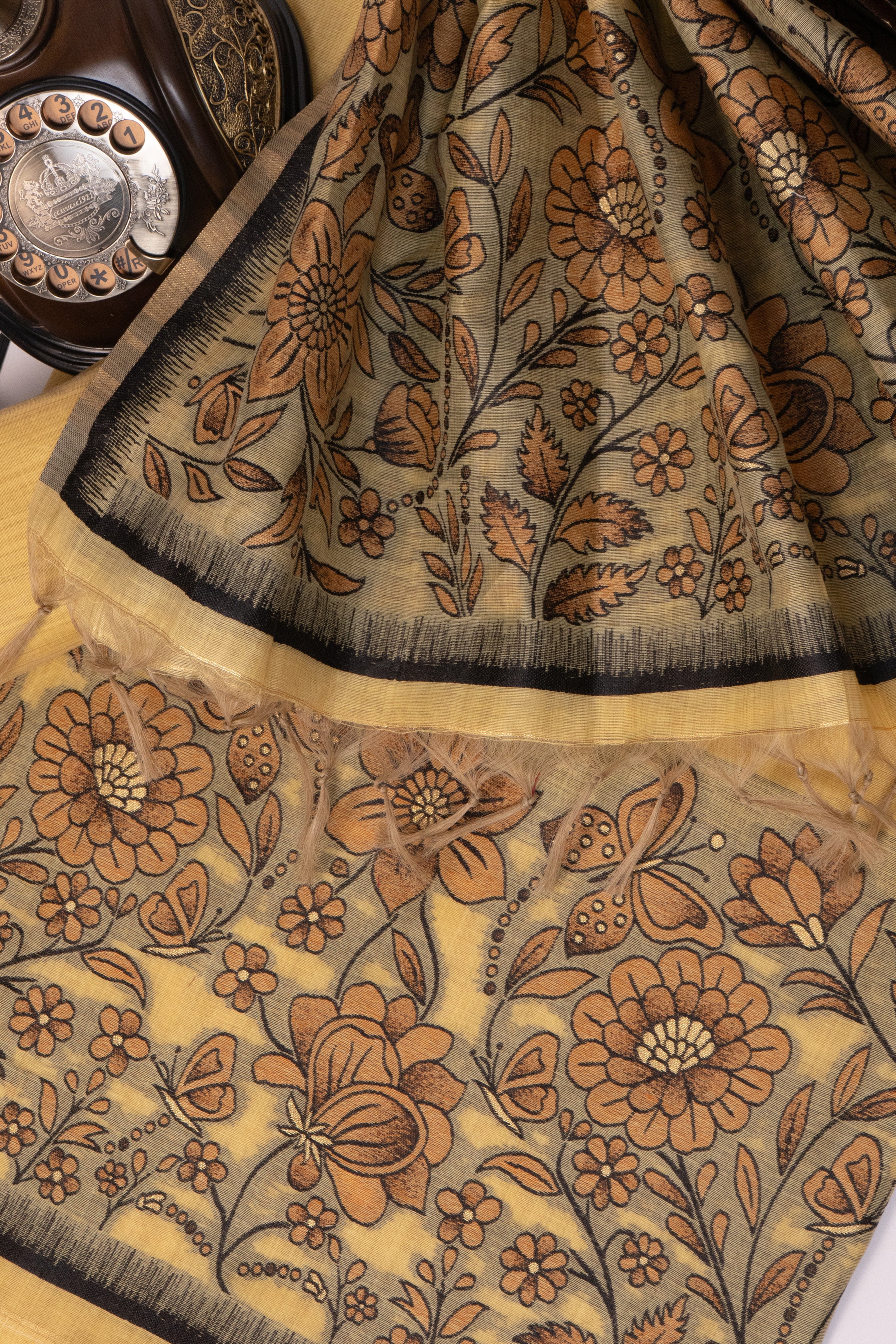 Ochre Manuscript -- Cotton Suit Piece