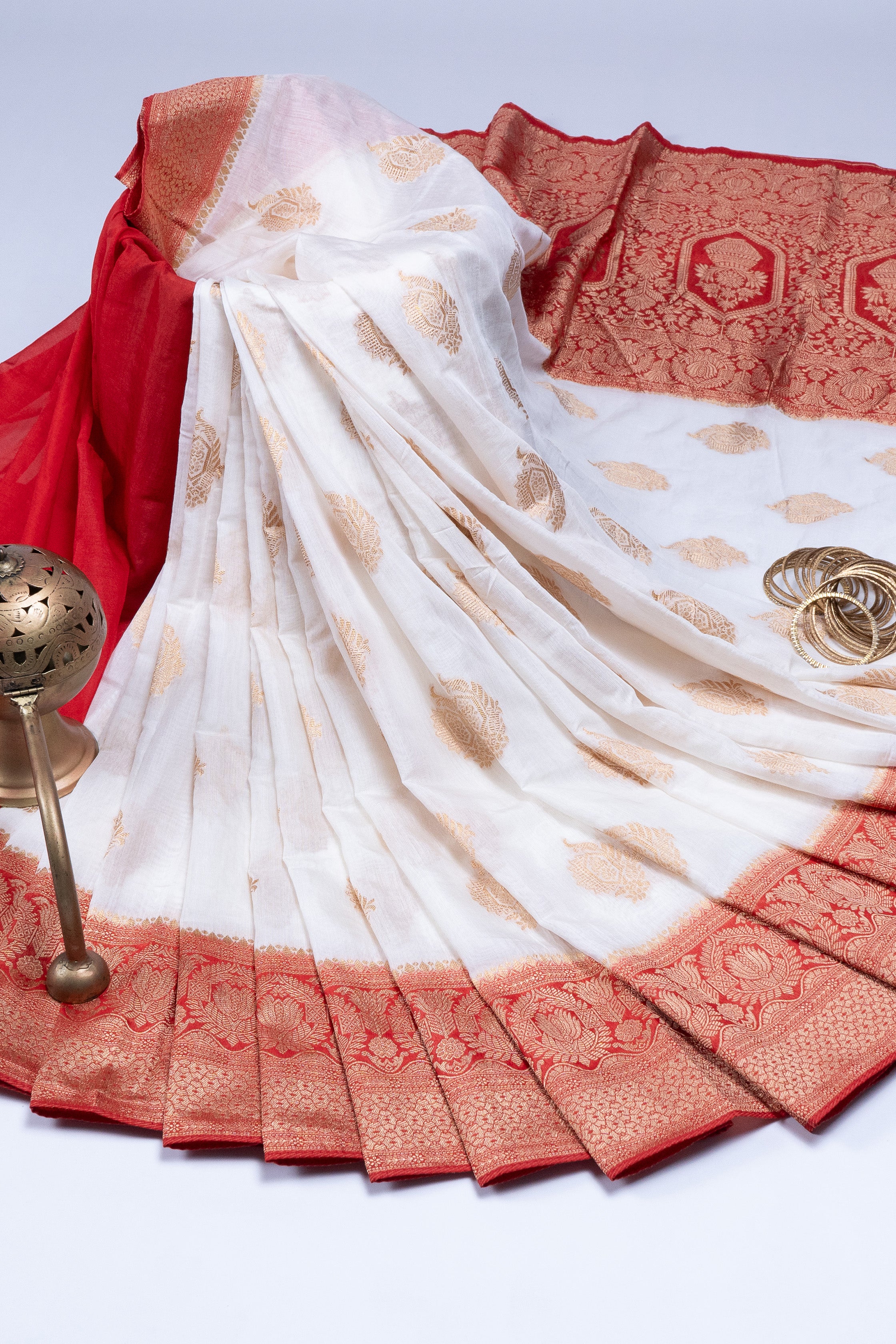 Aparajita - The Unyielding Flame Saree
