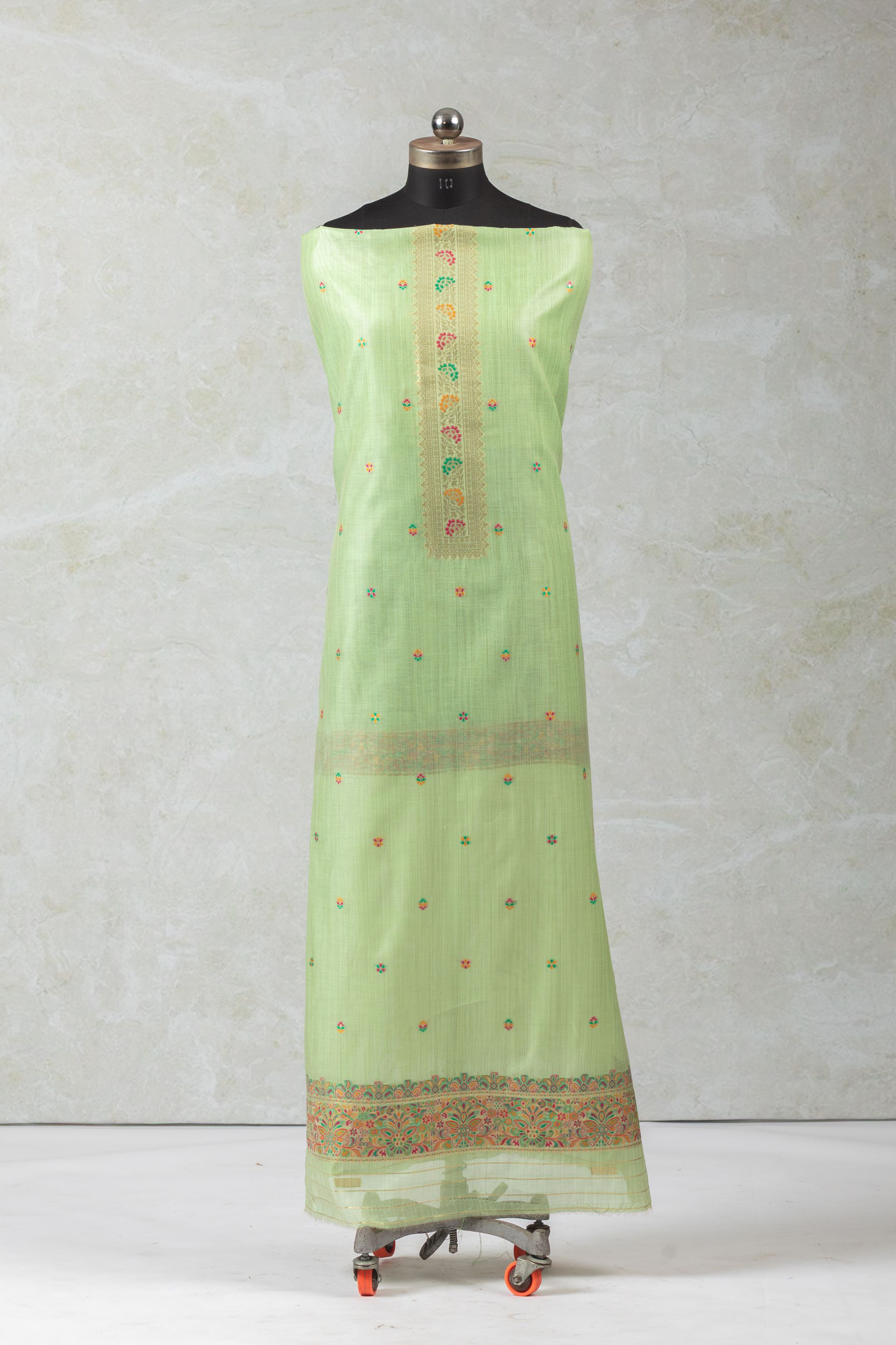 Mint Mosaic – Cotton Suit Piece