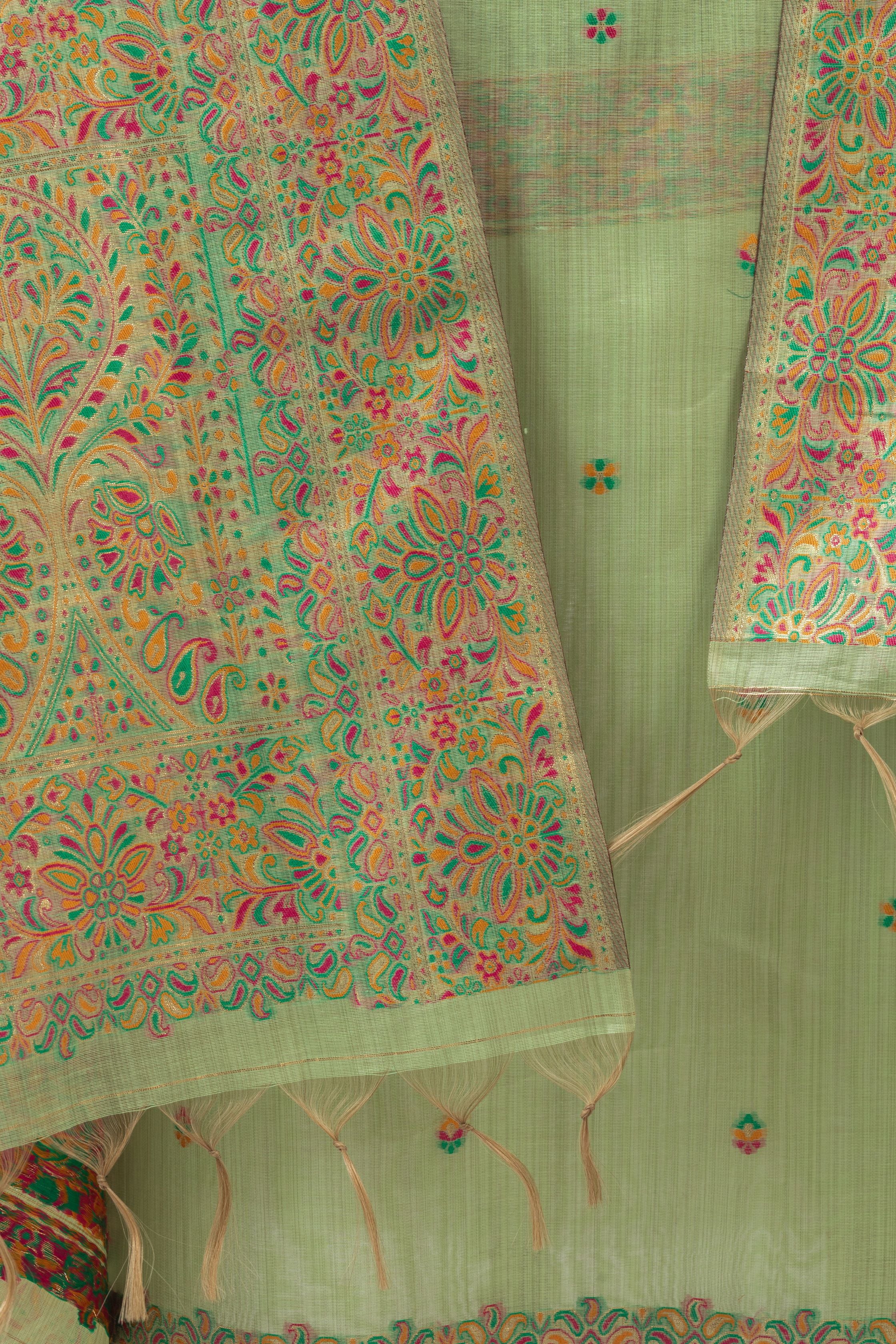 Mint Mosaic – Cotton Suit Piece