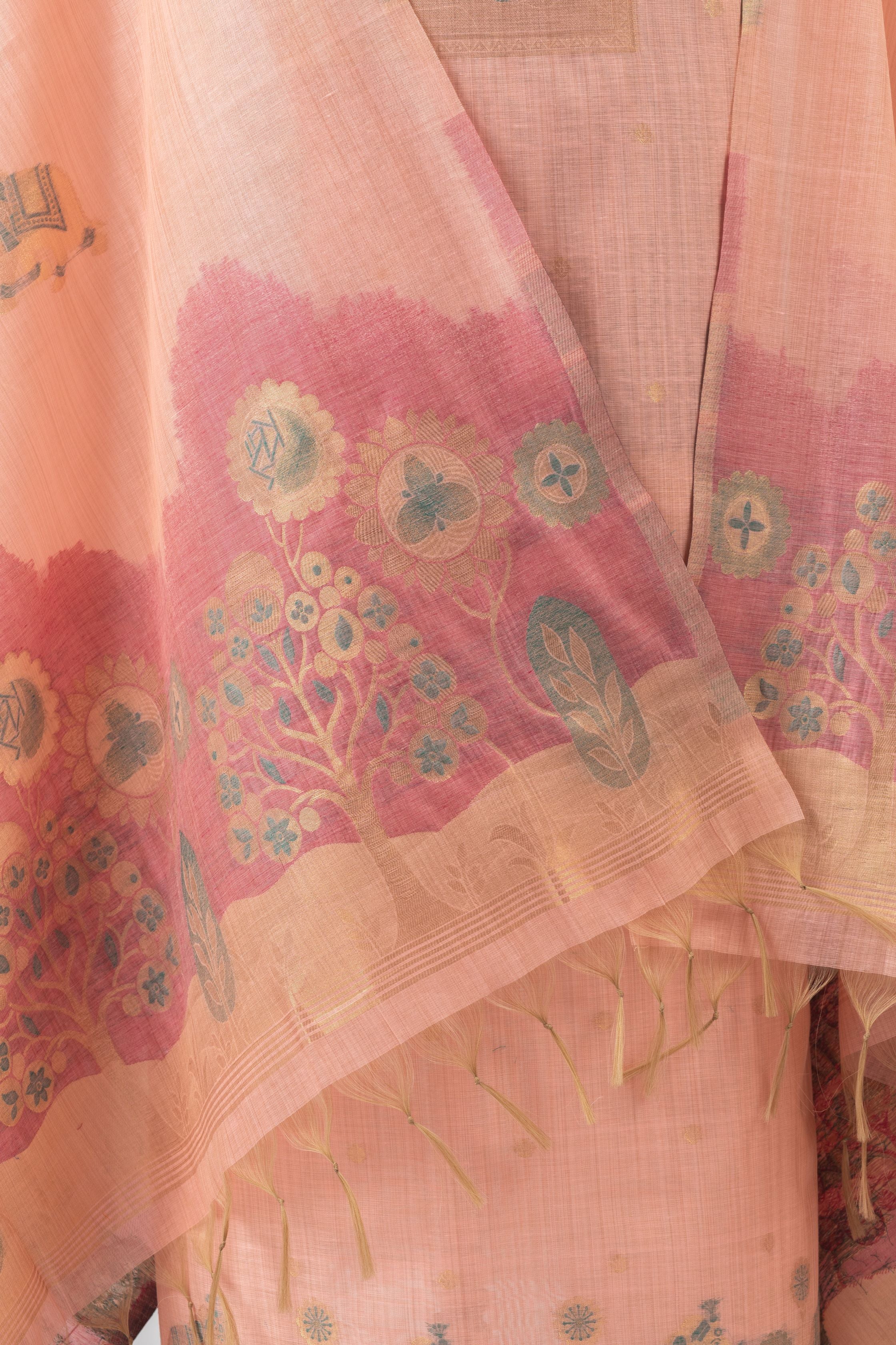 Pink Bloom – Cotton Suit Piece