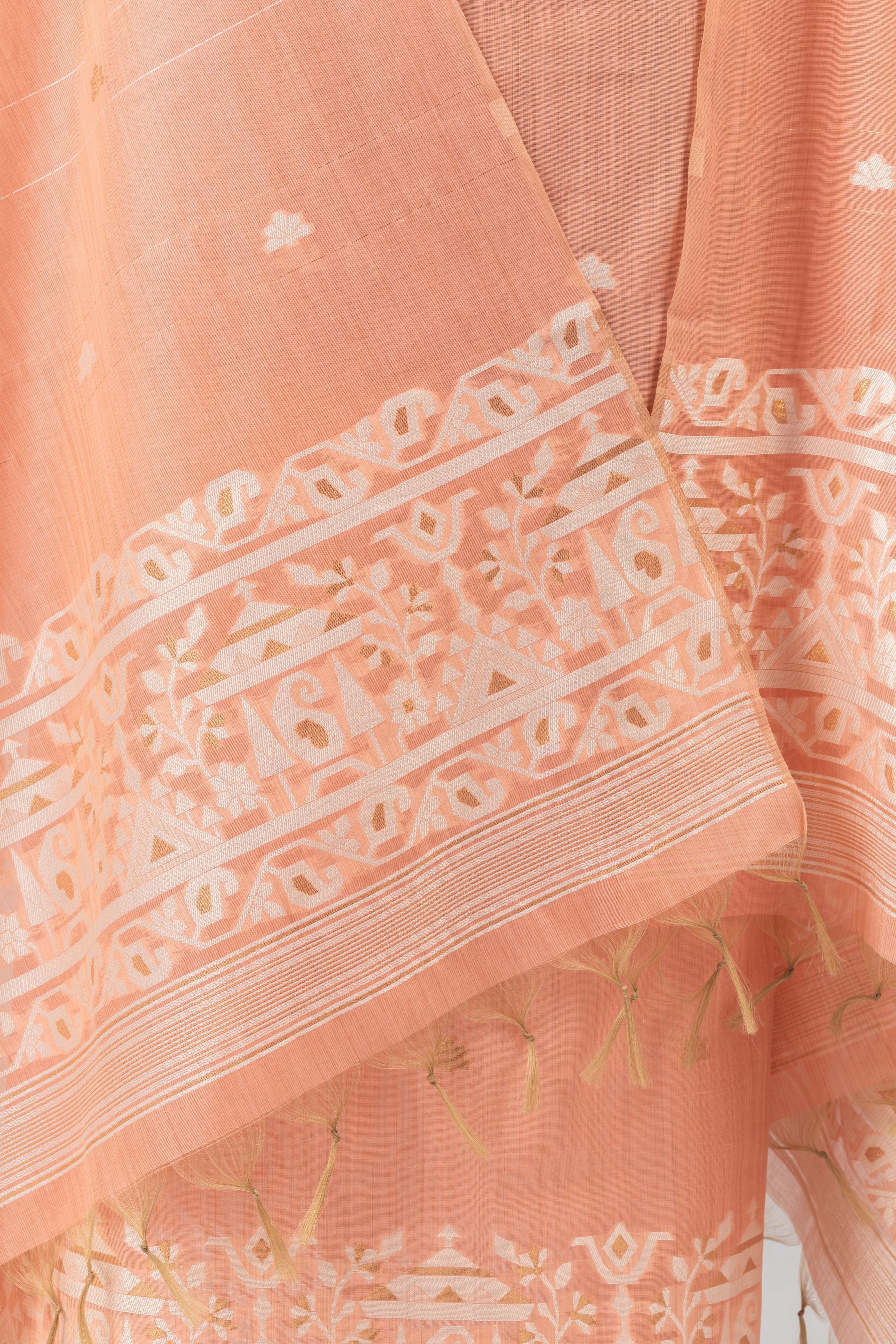 Tribal Peach – Cotton Suit Piece