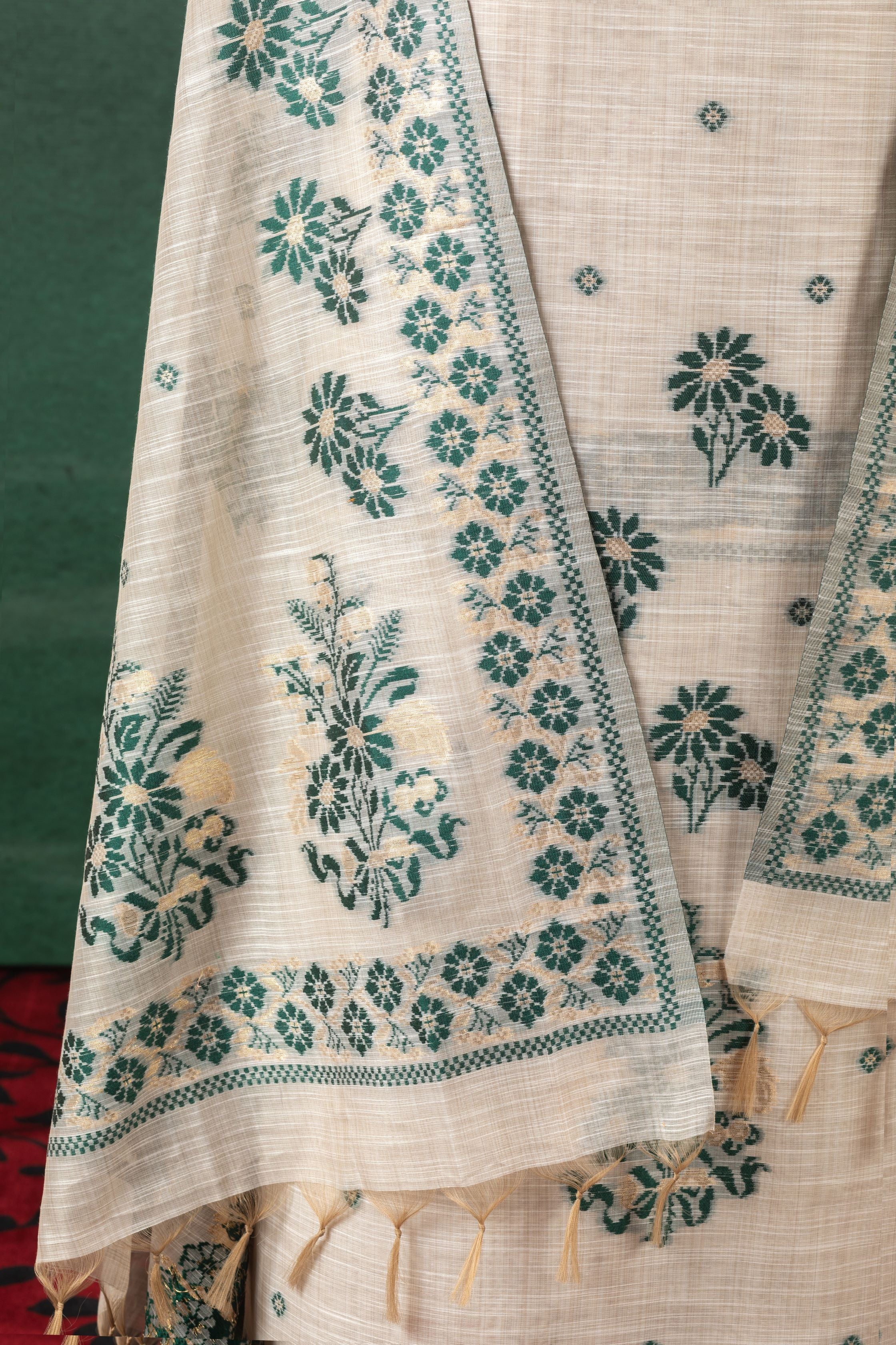 Teal Trails – Cotton Suit Piece
