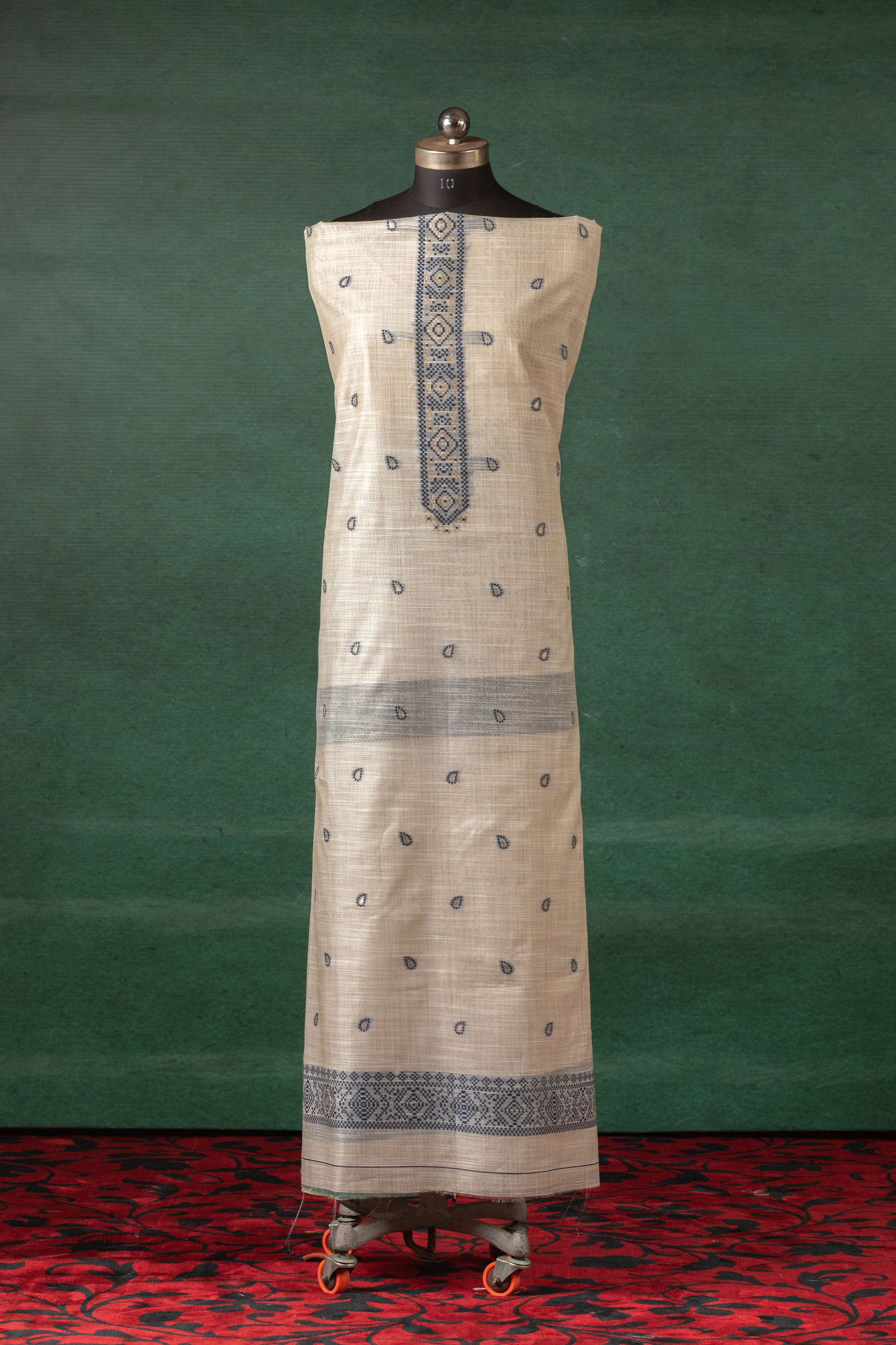 Indigo Bloom – Cotton Suit Piece