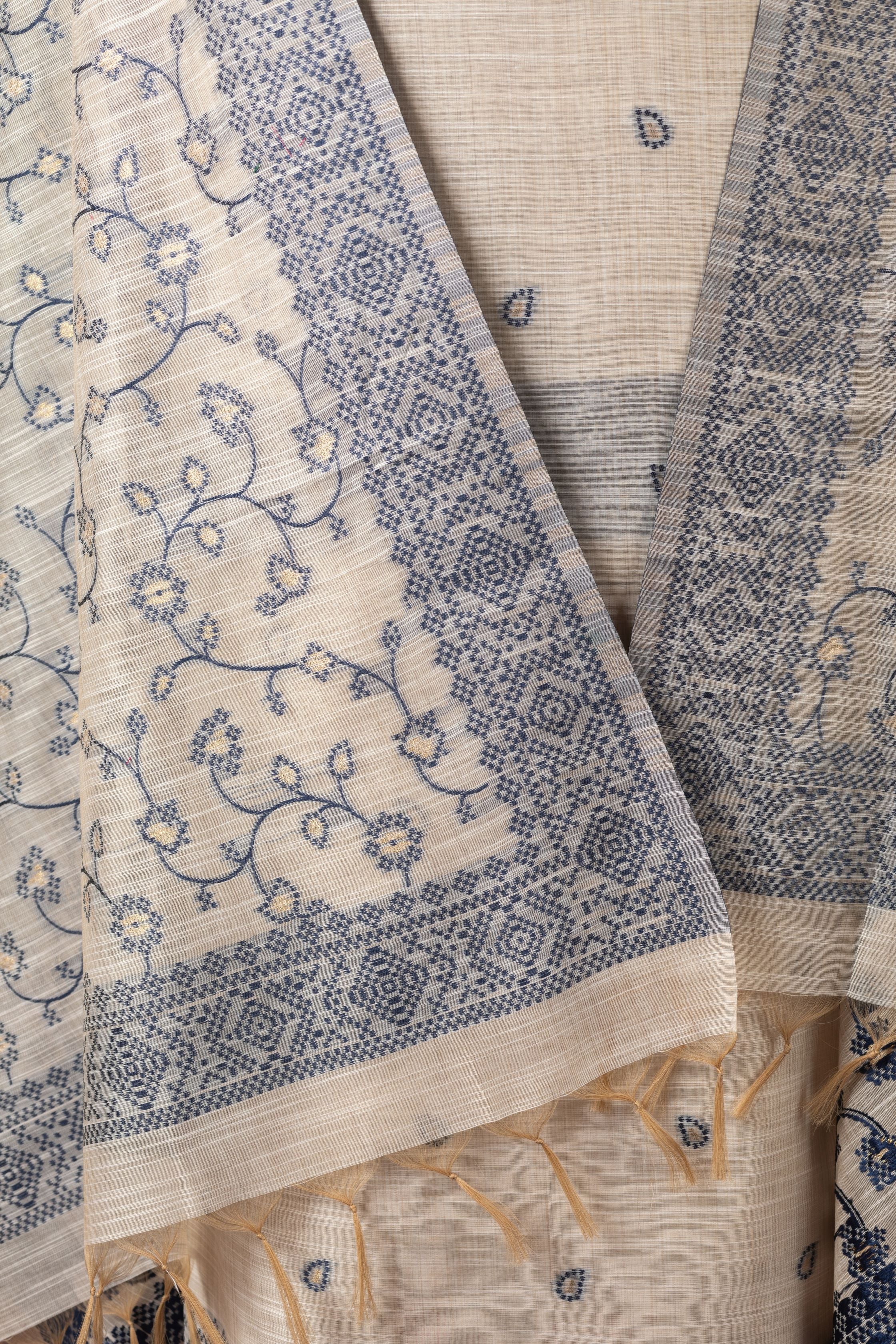 Indigo Bloom – Cotton Suit Piece