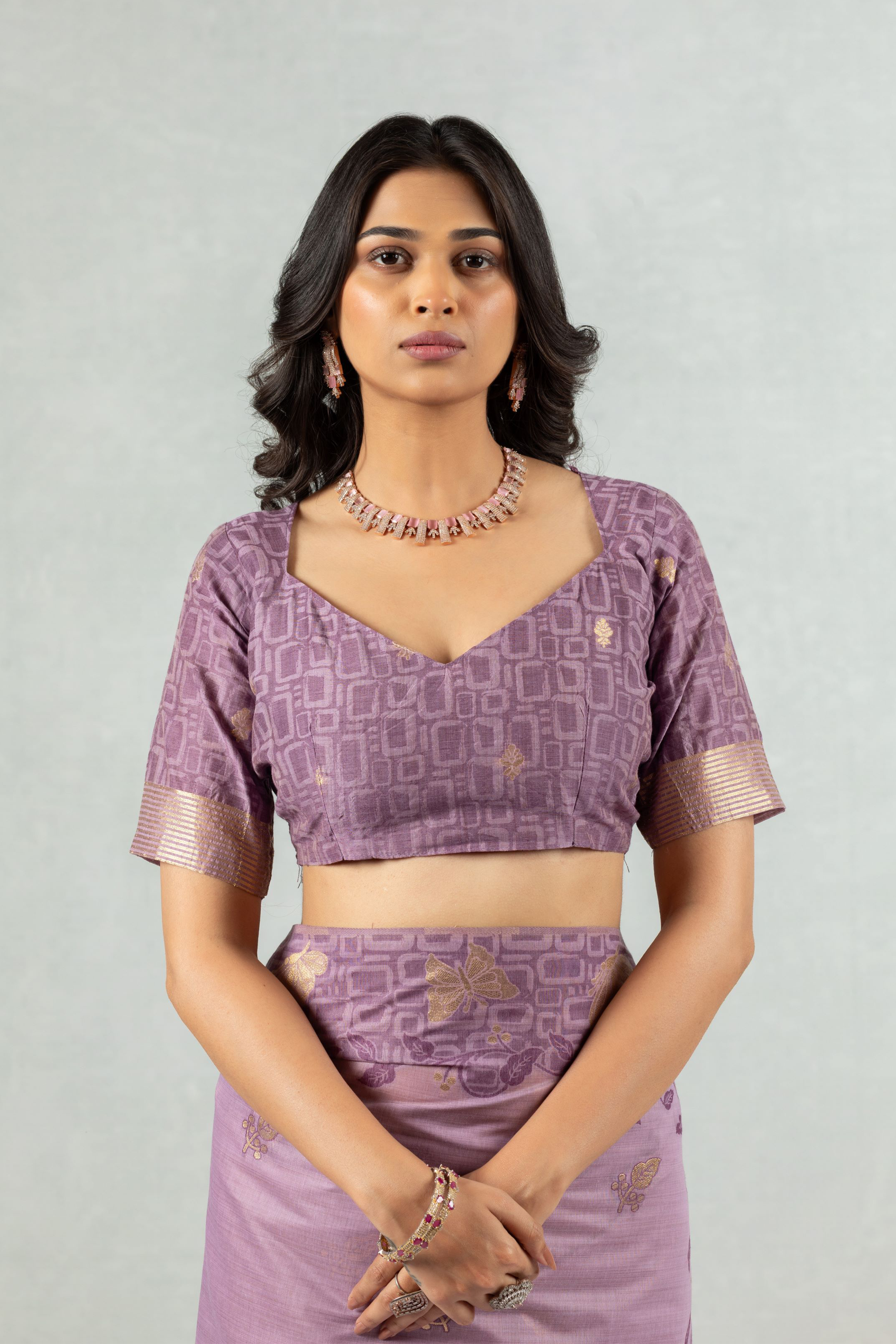 Kiana - The Lavender Flight Saree