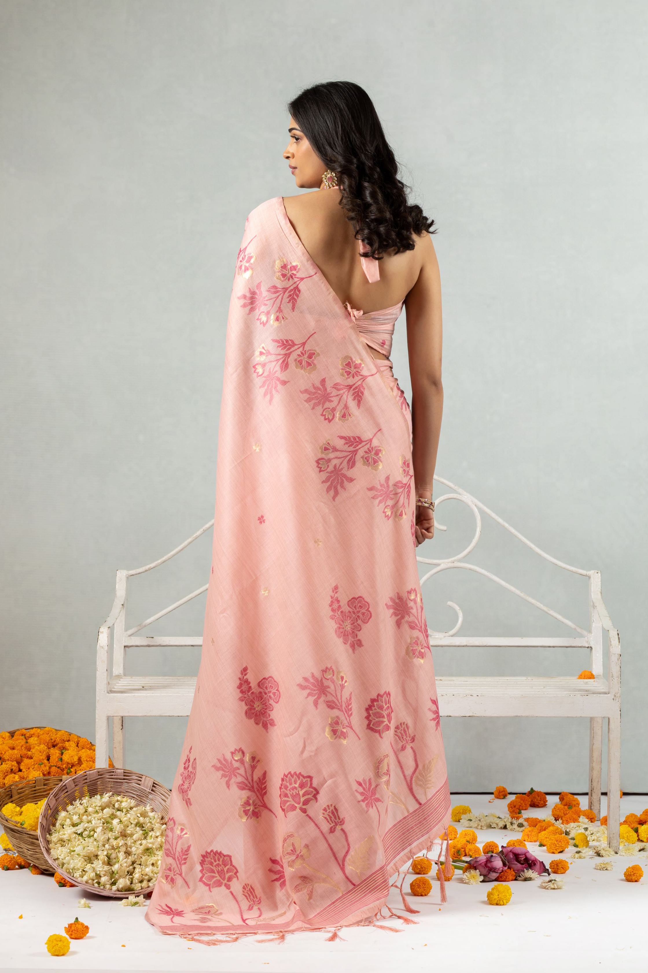 Aarohi The Rosé Whisper Saree