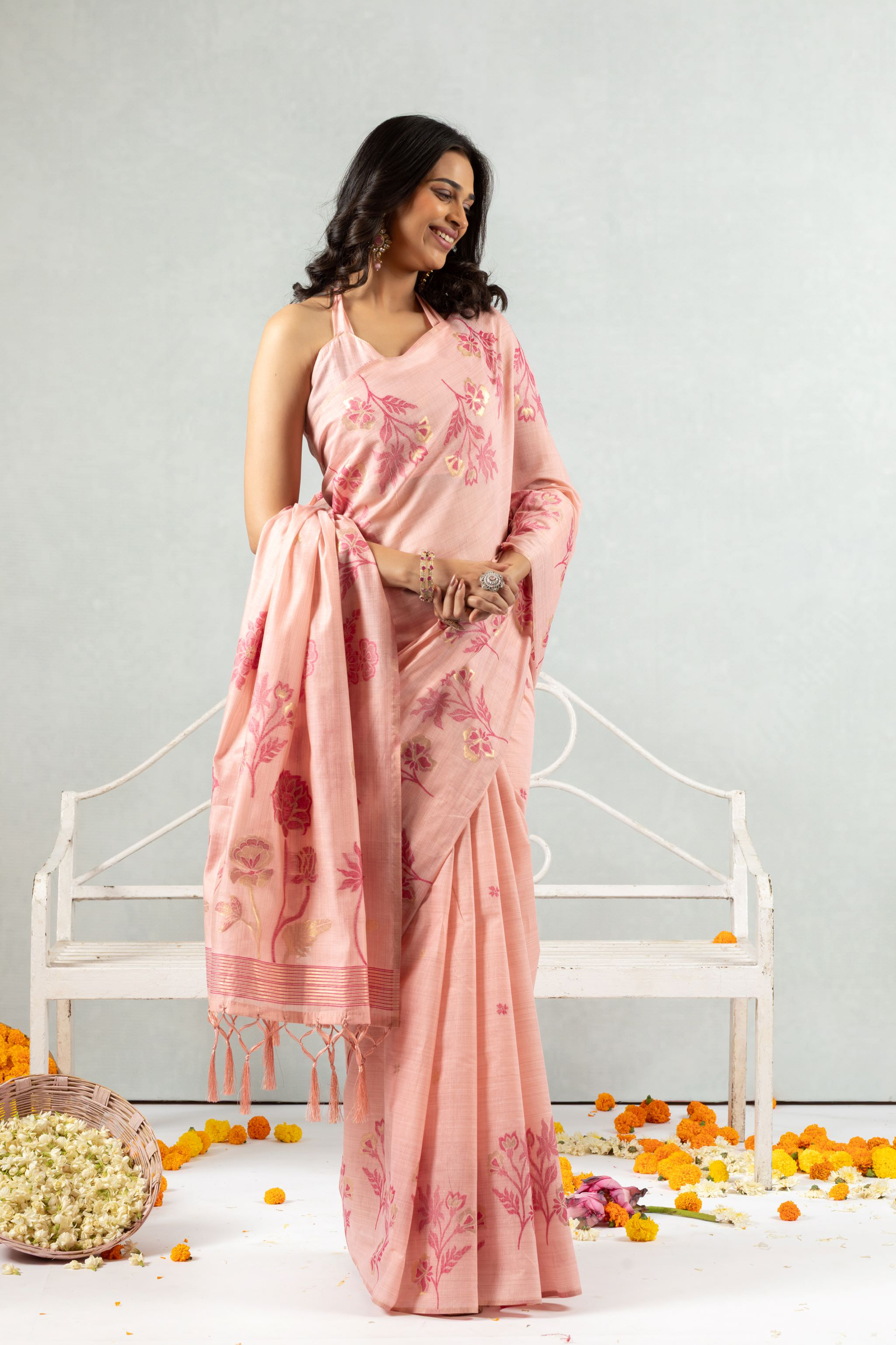 Aarohi The Rosé Whisper Saree