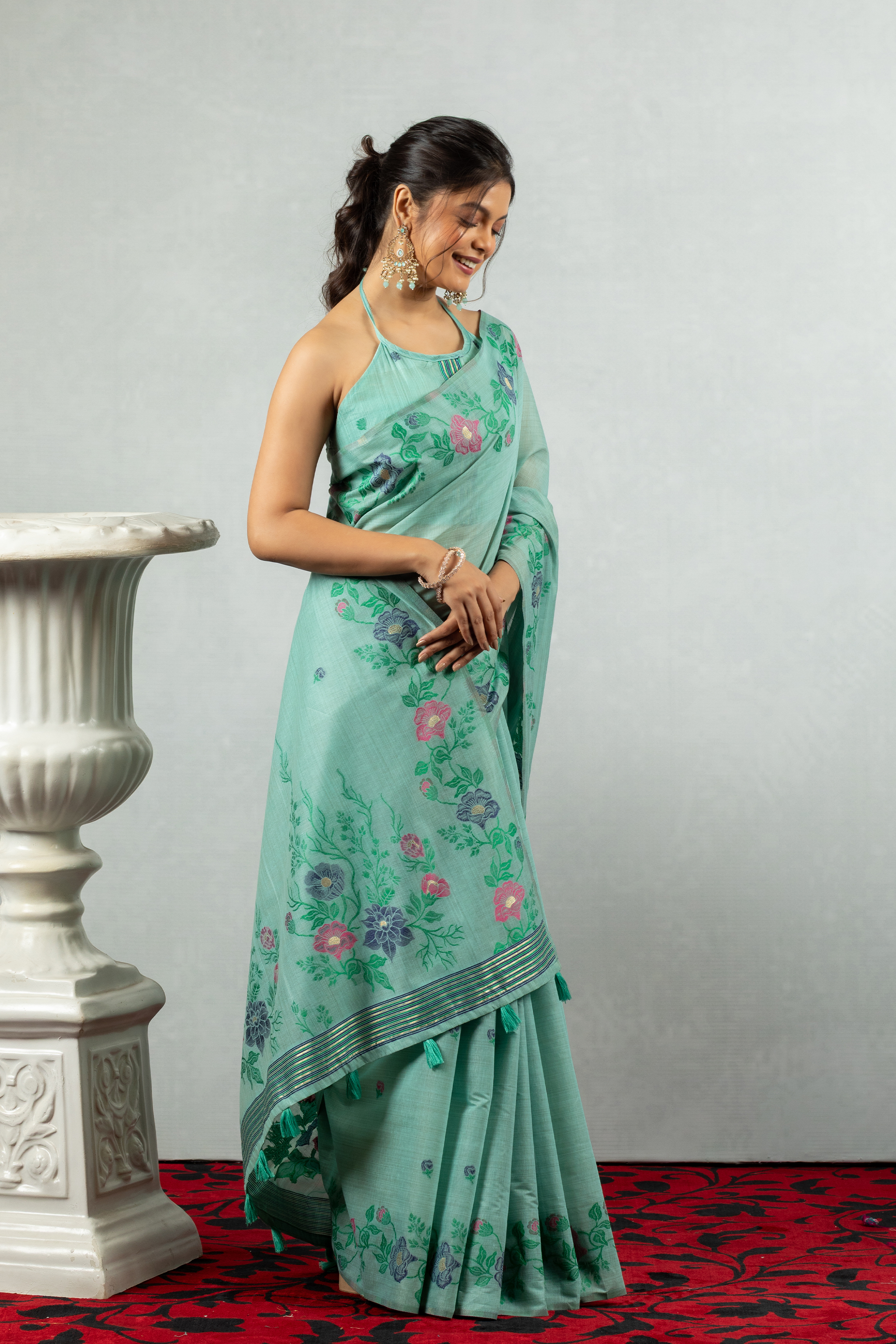 Zyra - The Pastel Garden Saree