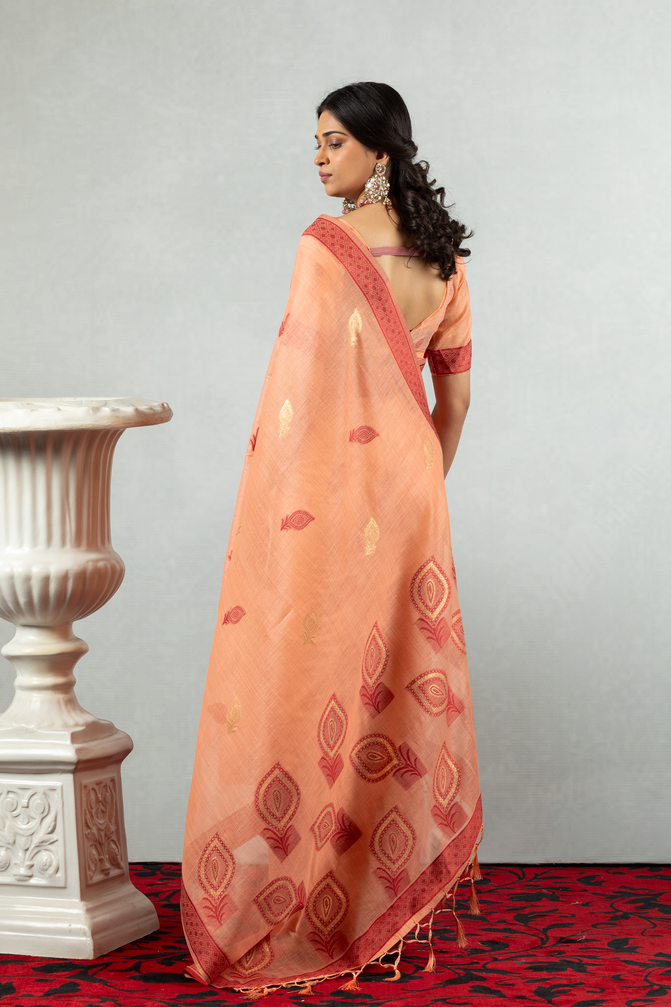 Saanvika The Clay Bloom Saree