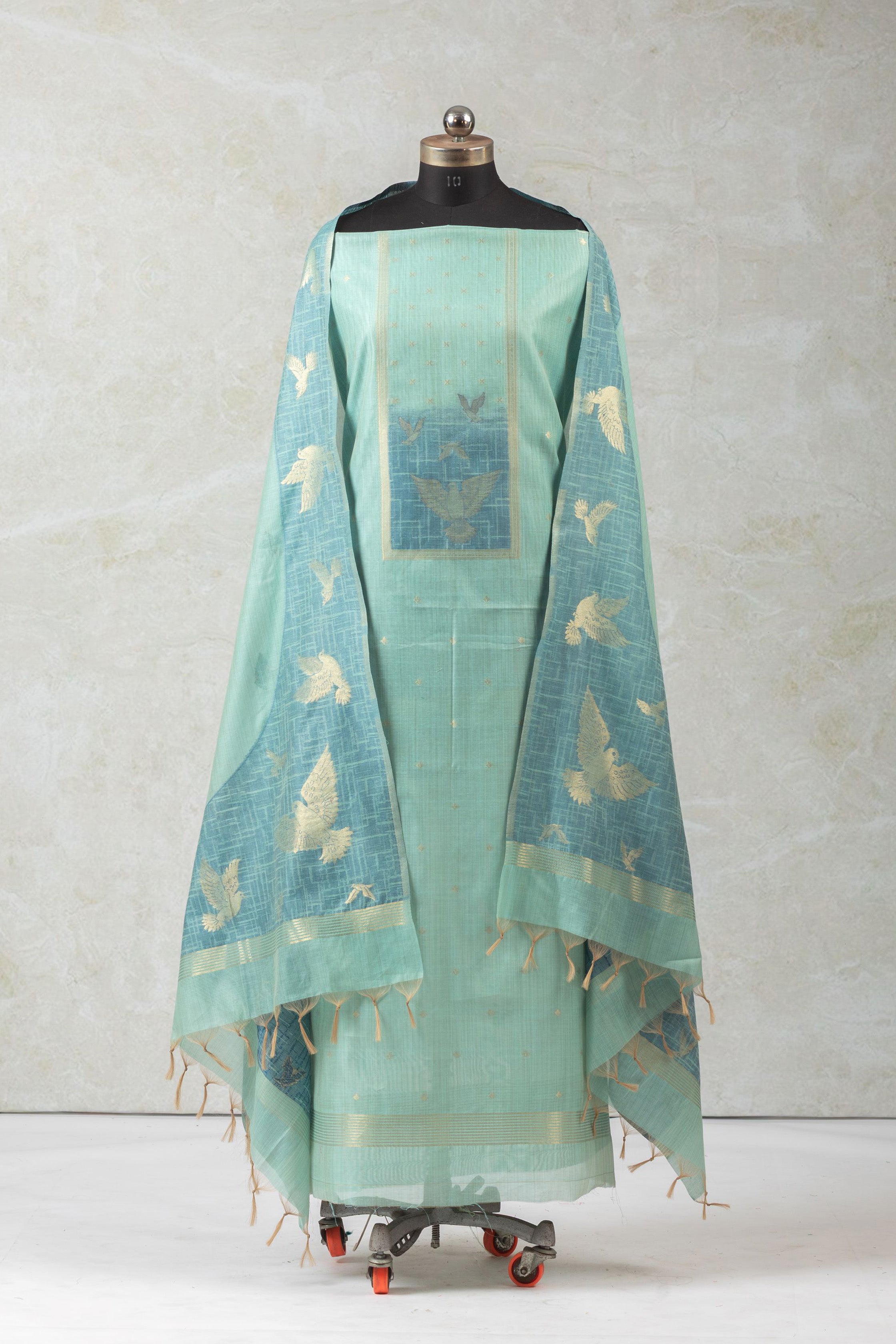 Sky Maze Jamdani Cotton Suit Piece
