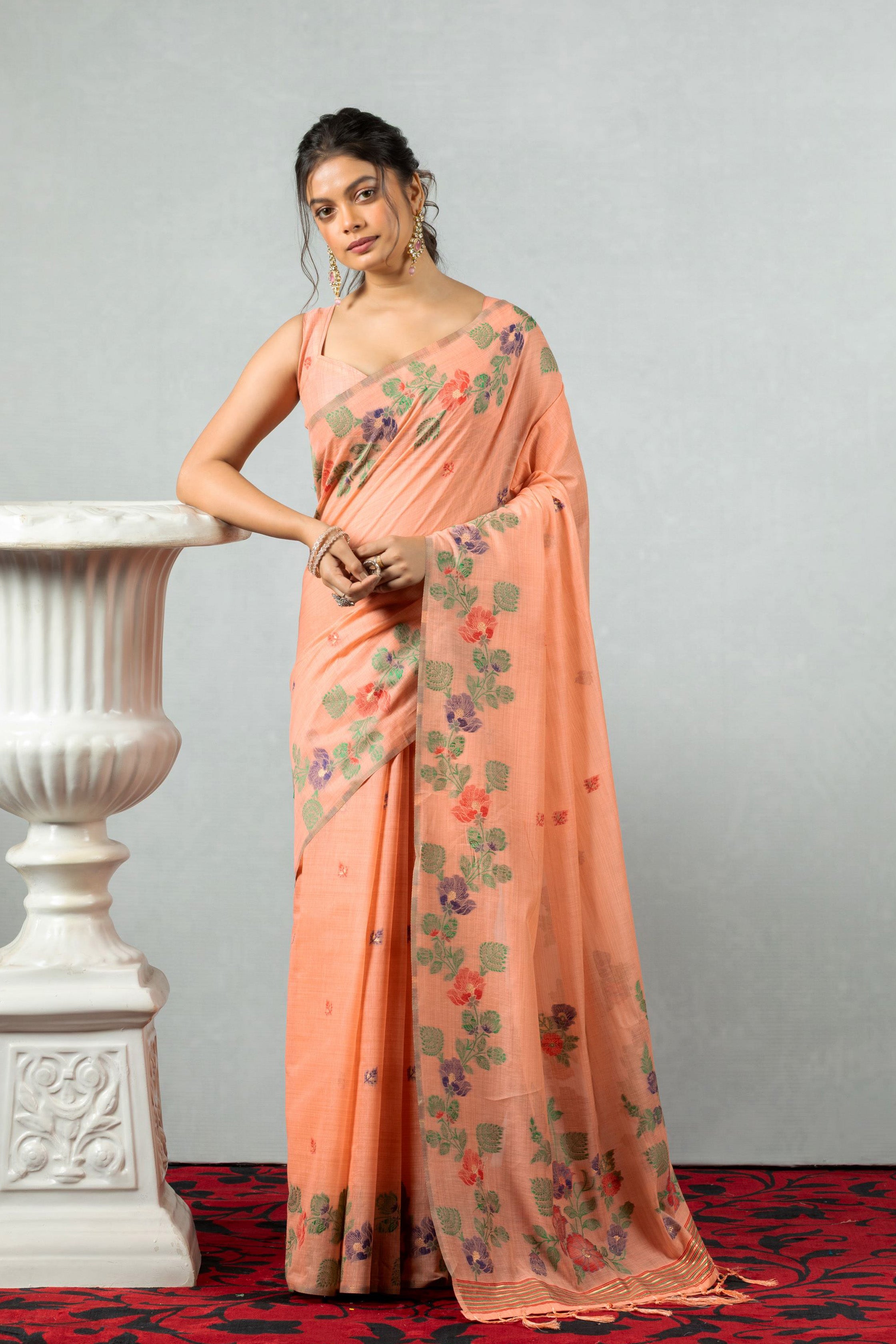 Anvitha Chanderi Silk Saree