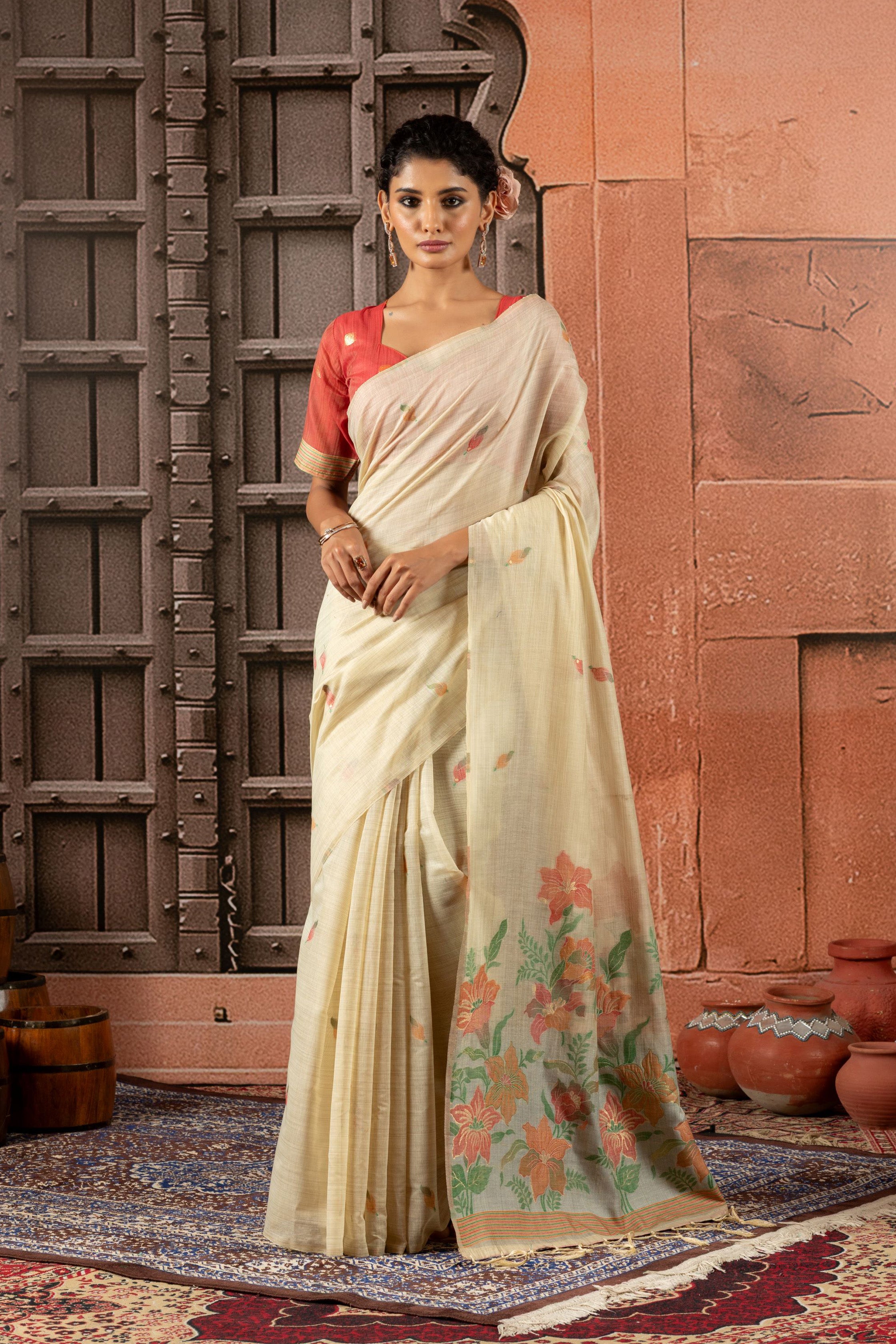 Ishya Chanderi Silk Saree