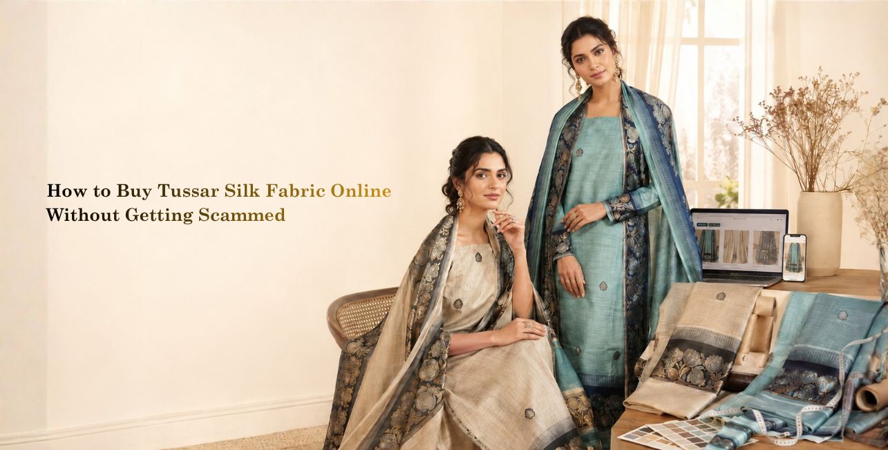 How to Buy Tussar Silk Fabric Online Without Getting Scammed