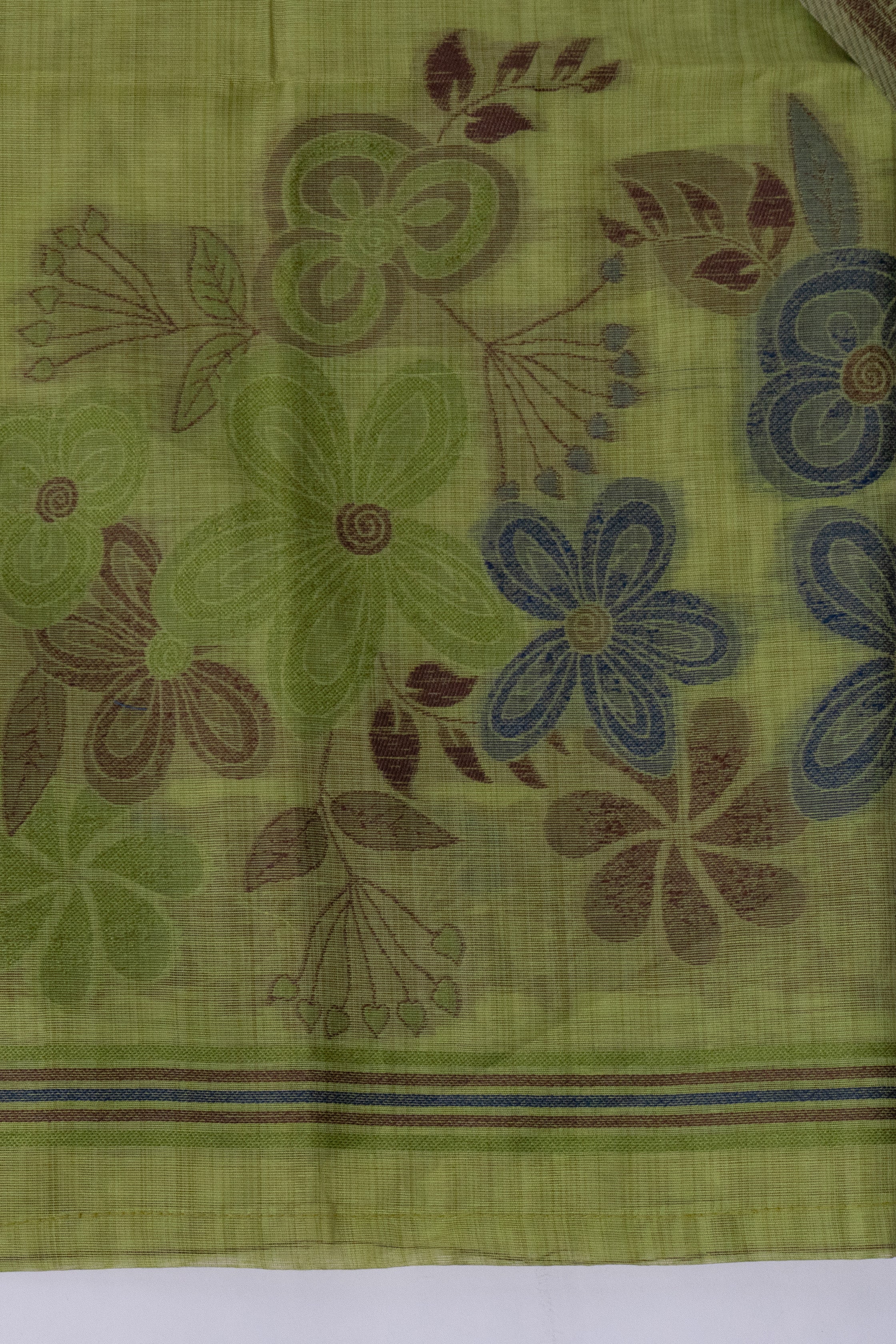 Olive Bloomfield Jamdani Munga Cotton Suit Piece