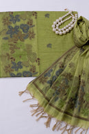 Olive Bloomfield Jamdani Munga Cotton Suit Piece