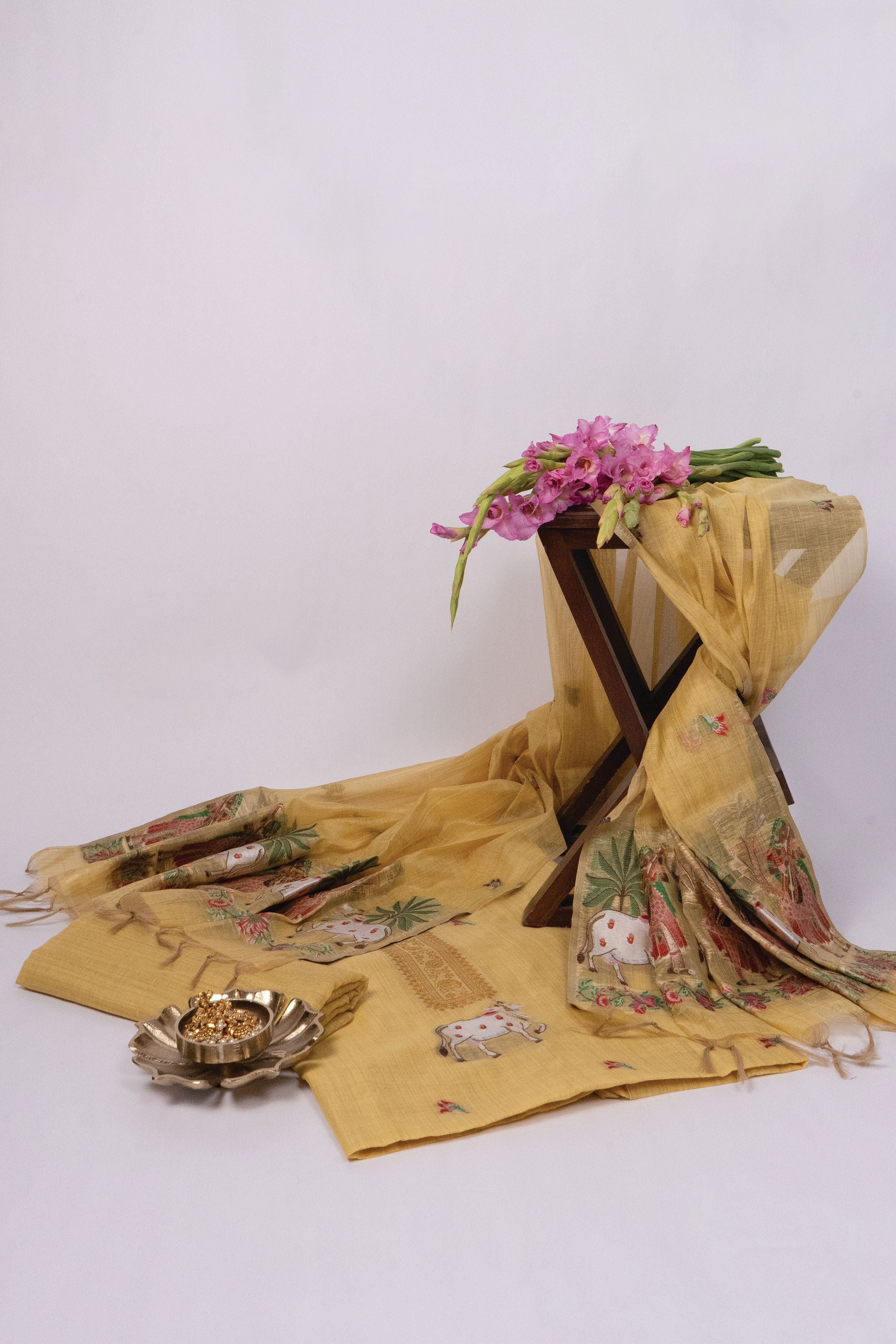 Amber Vale Jamdani Cotton Suit Piece