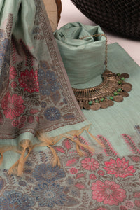 Willow Peace Jamdani Munga Cotton Suit Piece