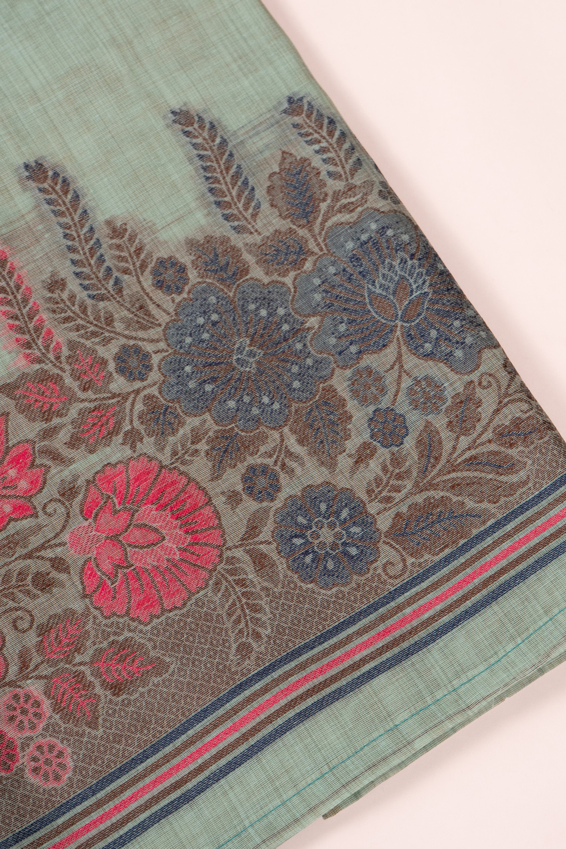 Willow Peace Jamdani Munga Cotton Suit Piece