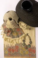 Sand Crest Jamdani Munga Cotton Suit Piece