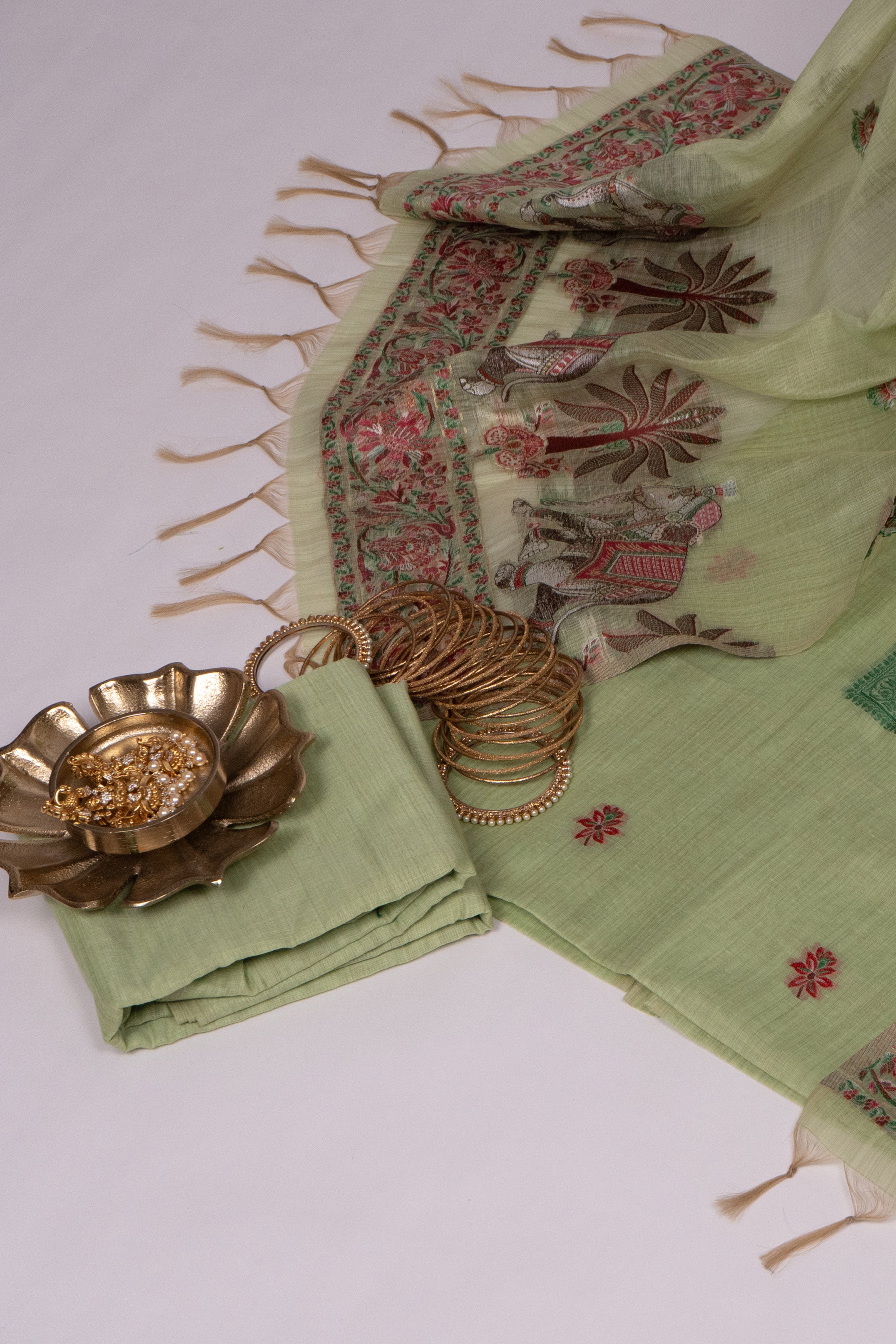 Green Relic - Cotton Suit Piece