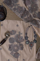 Sepia Trail Jamdani Munga Cotton Suit Piece