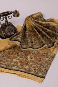 Ochre Manuscript -- Cotton Suit Piece