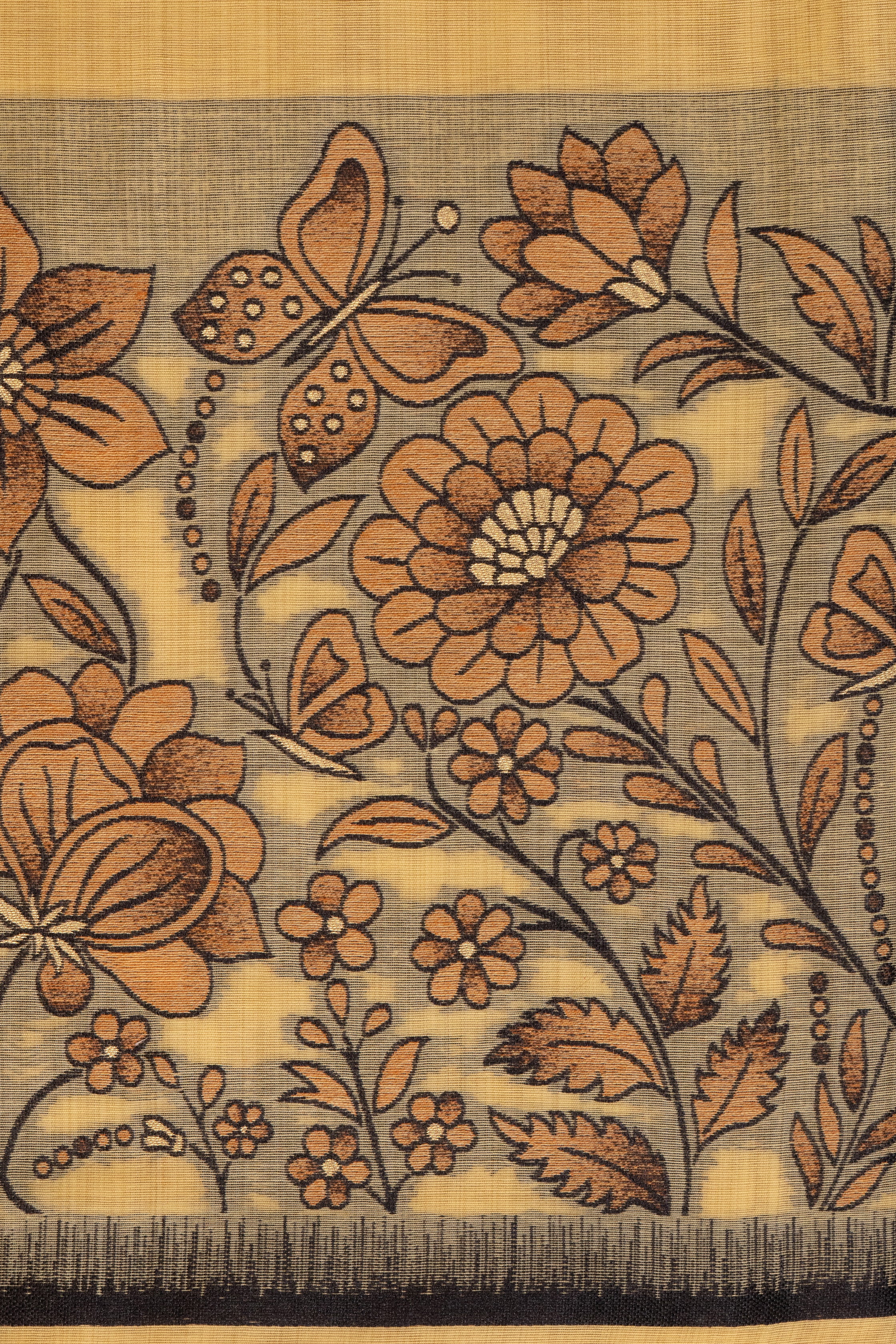 Ochre Manuscript -- Cotton Suit Piece