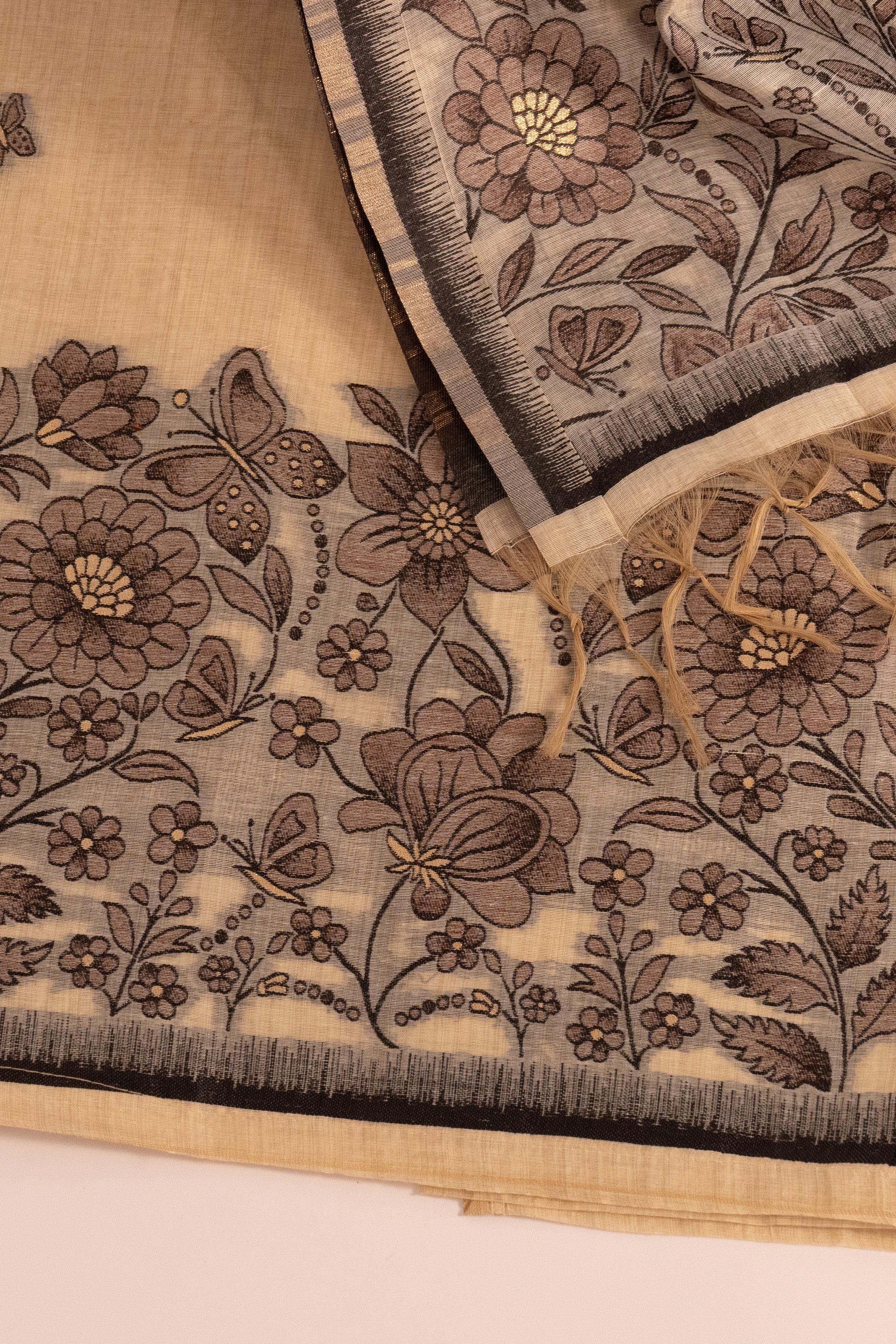 Obsidian Bloom - Cotton Suit Piece