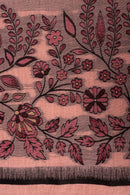 Rosewood Sketch Jamdani Mul Chanderi Suit Piece