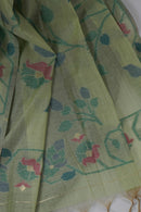 Verdigris Charm Jamdani Cotton Suit Piece