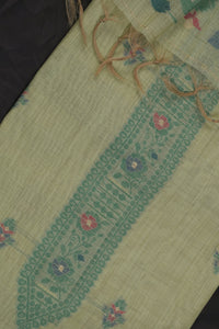 Verdigris Charm Jamdani Cotton Suit Piece