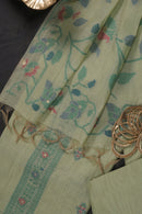 Verdigris Charm Jamdani Cotton Suit Piece