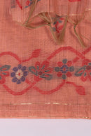 Coral Fern Jamdani Cotton Suit Piece