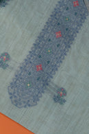 Aqua Mirage Jamdani Cotton Suit Piece