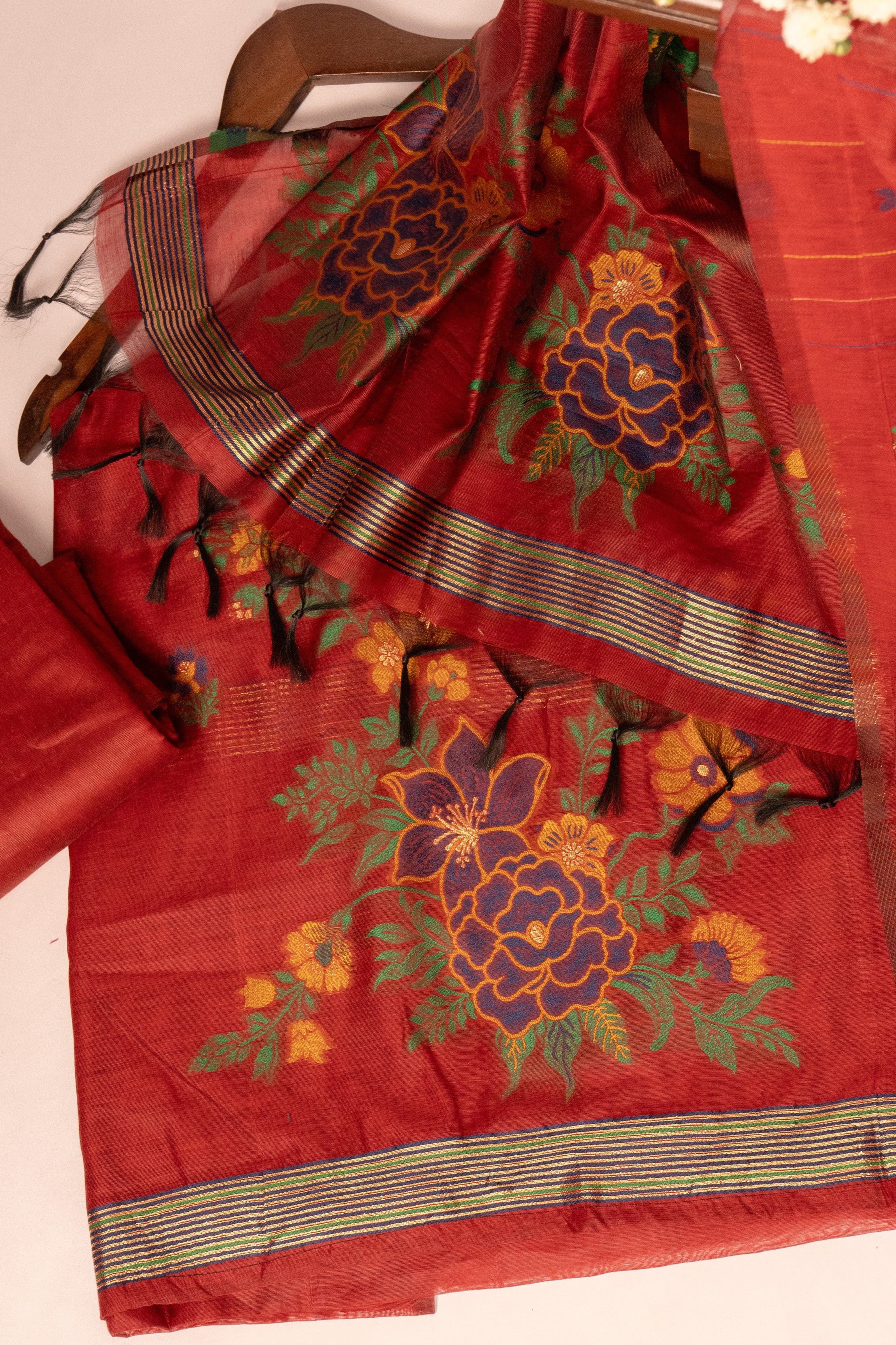Rouge Rhapsody - Cotton Suit Piece
