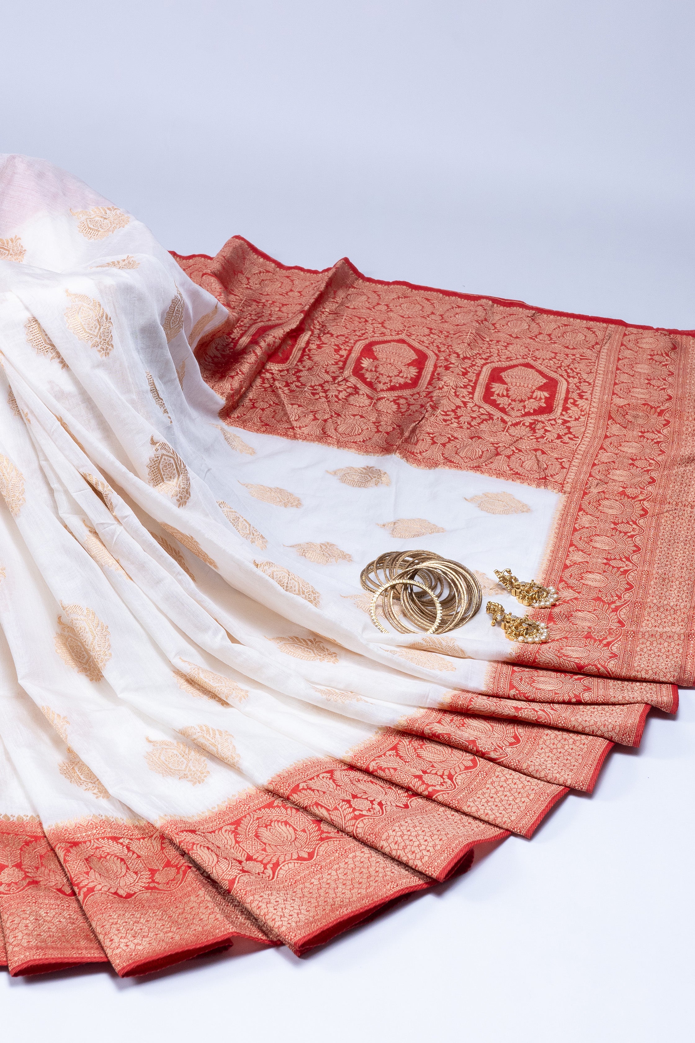 Aparajita - The Unyielding Flame Saree