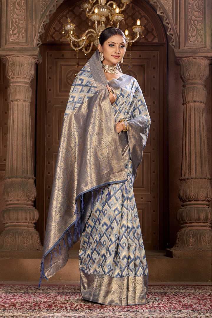 COTTON IKAT SAREE