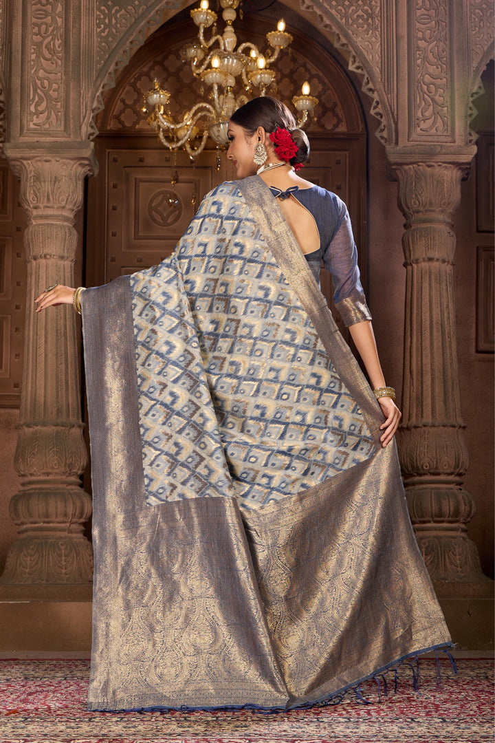 COTTON IKAT SAREE