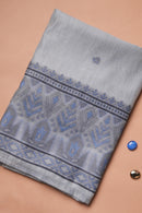 Powder Frame Kalamkari Mul Chanderi Suit Piece