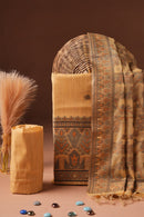 Golden Weave Kalamkari Mul Chanderi Suit Piece