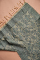 Chartreuse Form Kalamkari Mul Chanderi Suit Piece