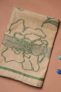 Minted Etching Jamdani Mul Chanderi Suit Piece