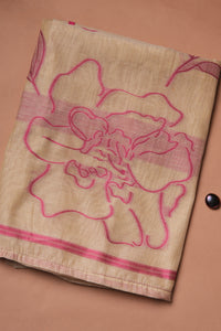 Petal Memoir Jamdani Mul Chanderi Suit Piece