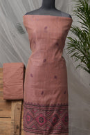 Peony Ornament - Mul Chanderi Suit Piece