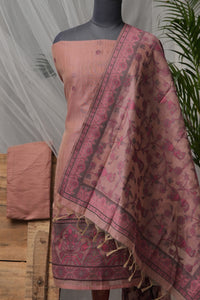 Blush Petal – Mul Chanderi Suit Piece